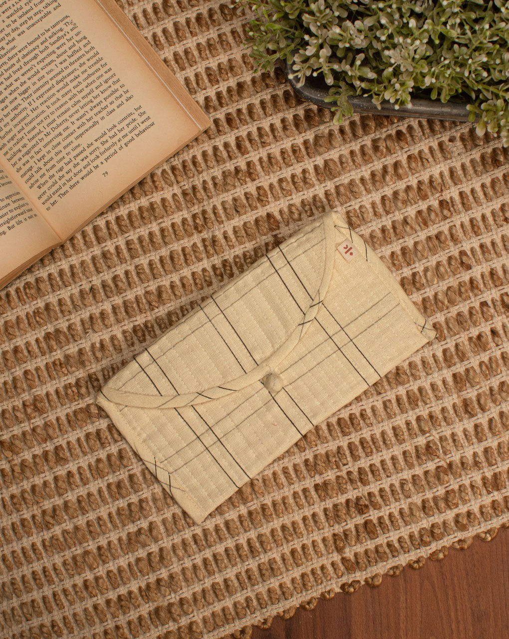 Handcrafted Rayon Quilted Clutch - Fabriclore.com