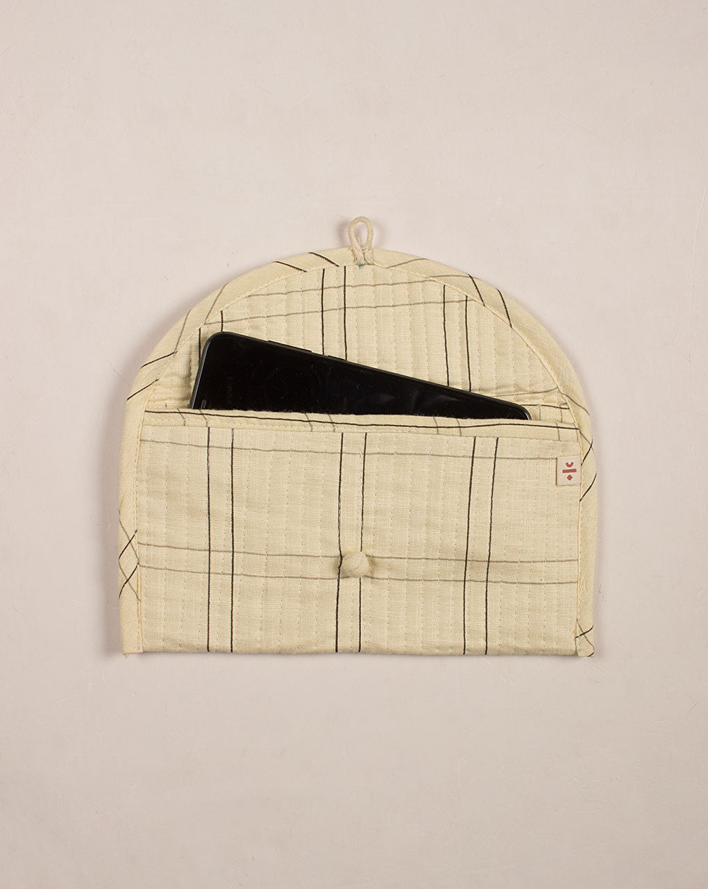 Handcrafted Rayon Quilted Clutch - Fabriclore.com