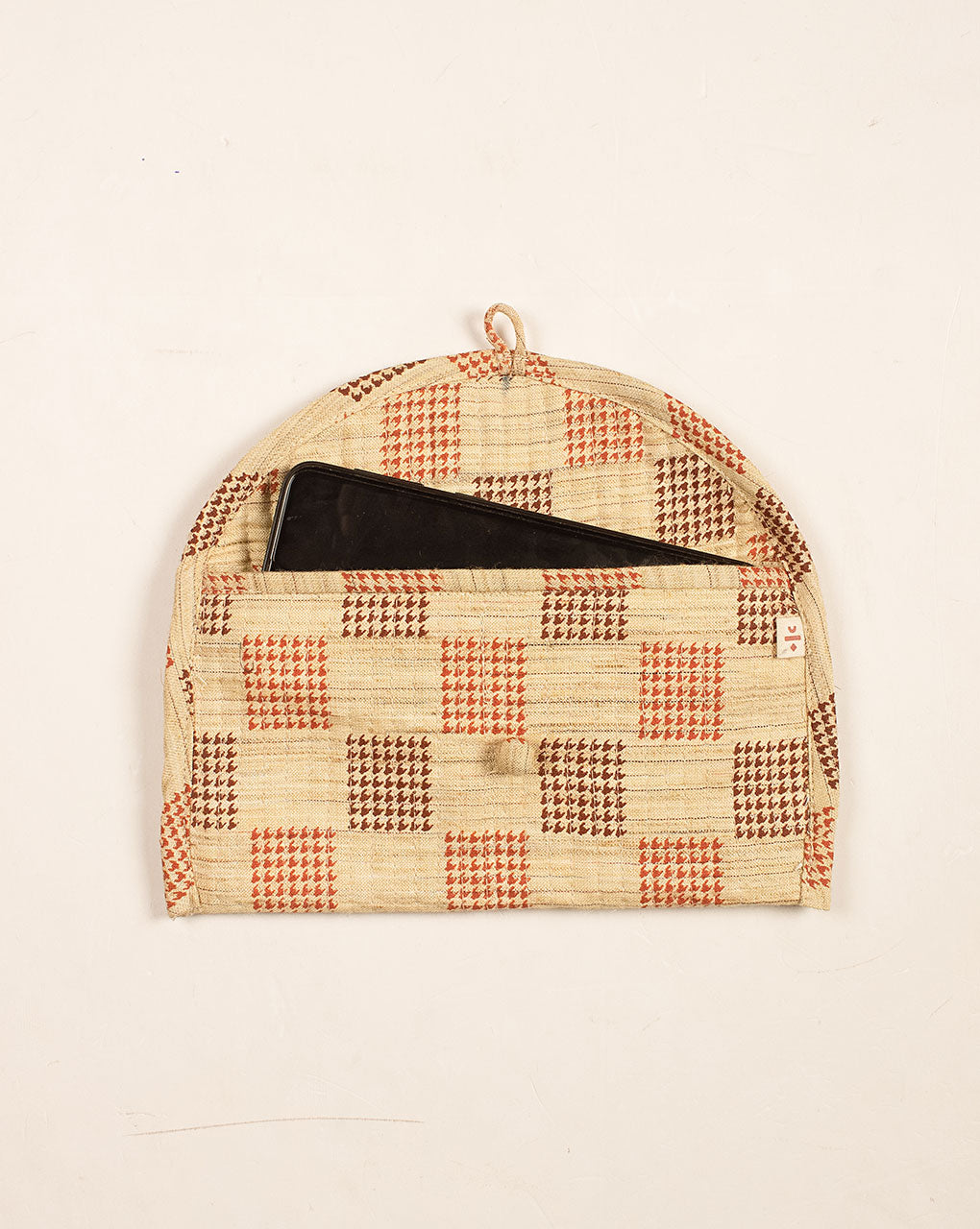 Handcrafted Rayon Quilted Clutch - Fabriclore.com