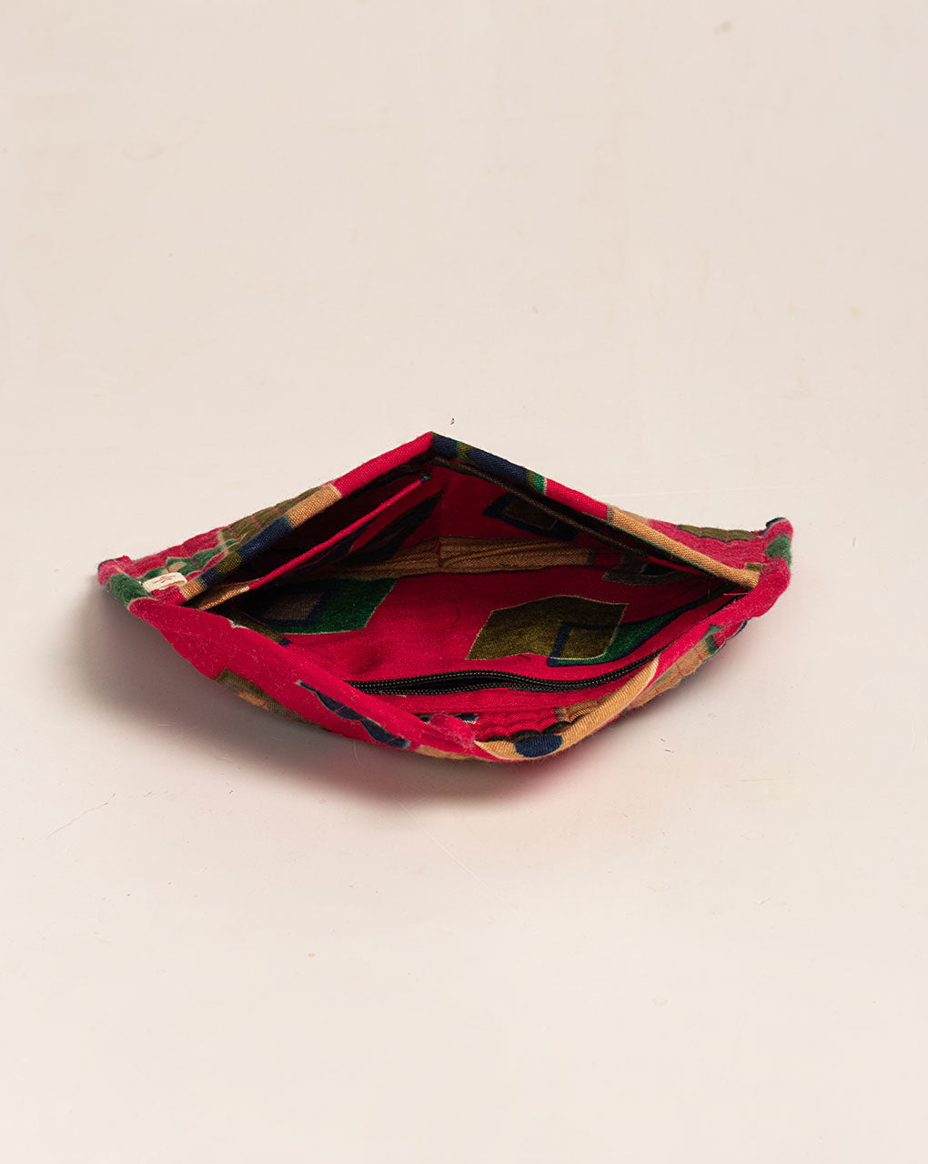 Handcrafted Rayon Quilted Clutch - Fabriclore.com