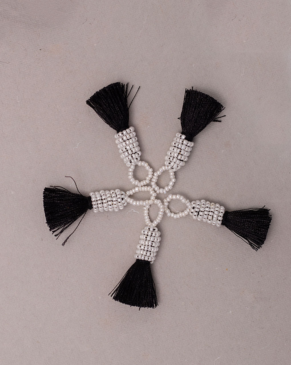 Beaded Jhumka Handmade Tassel - Fabriclore.com