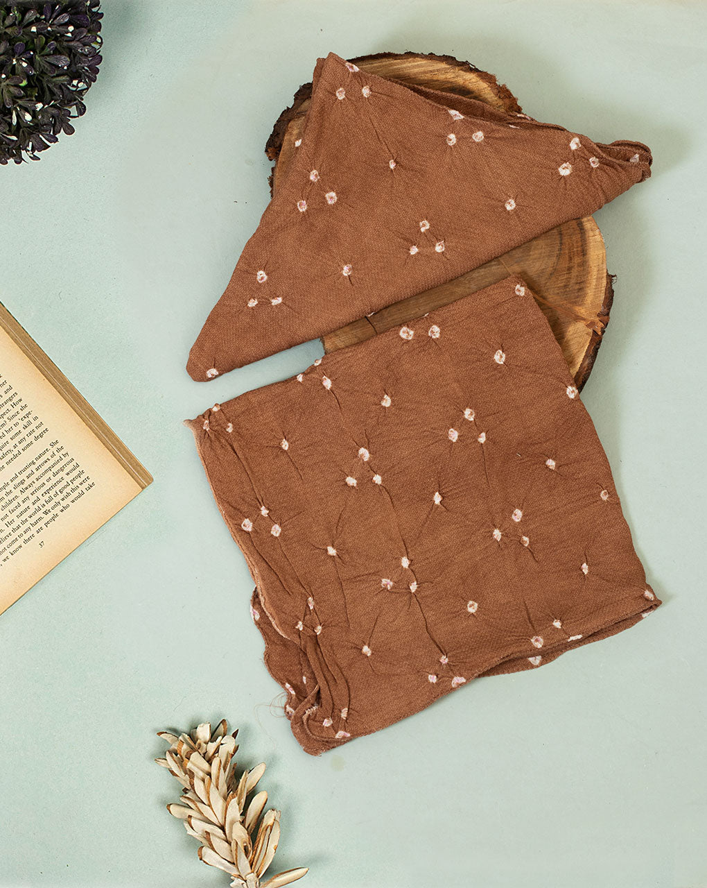 Bandhani Dobby Rayon Handkerchief (1 Piece )