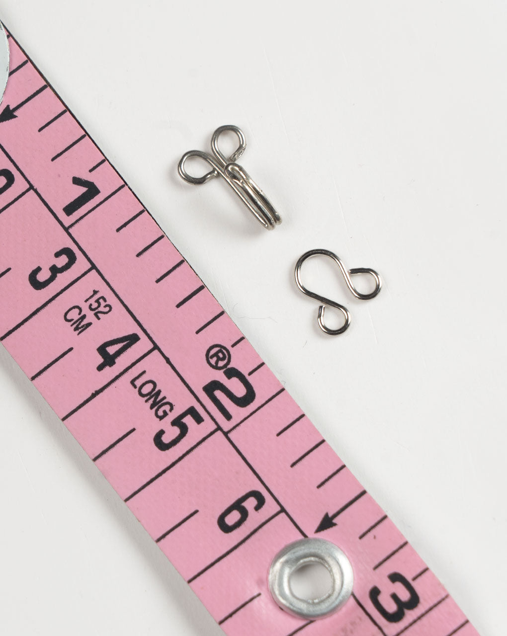 Silver Metal Hook-Eye ( Set Of 20 ) - Fabriclore.com