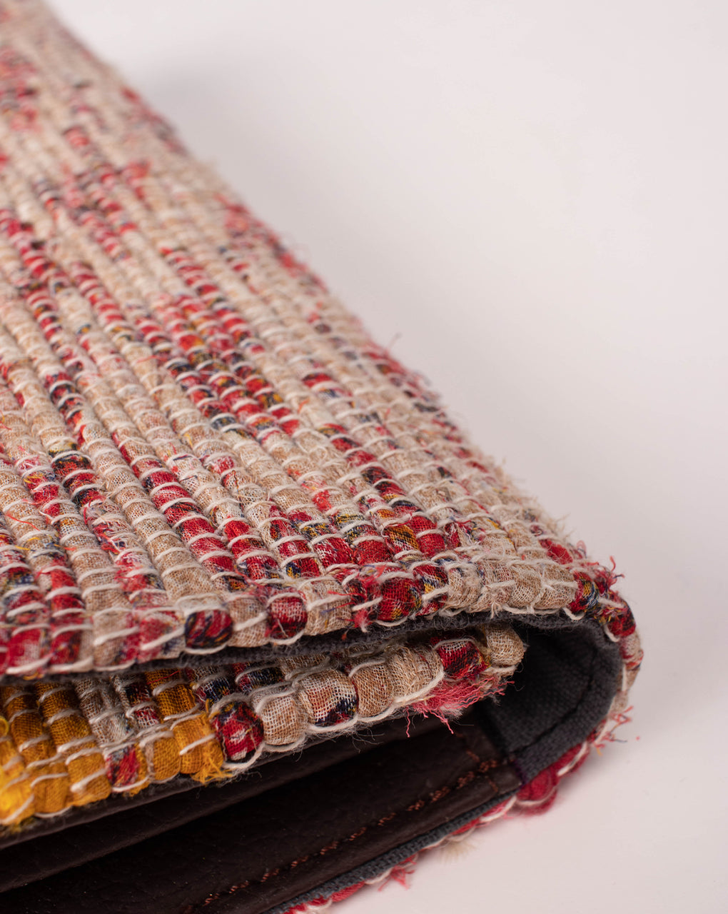 Handcrafted Rug Clutch - Fabriclore.com
