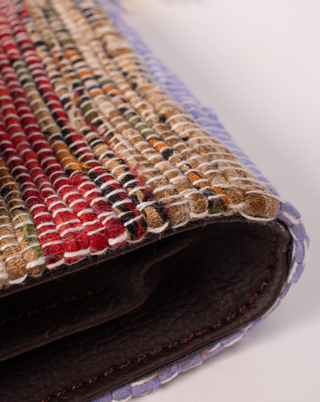 Handcrafted Rug Clutch - Fabriclore.com