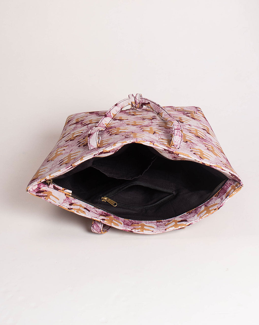 Upcycled Floral Batik Bags ( Set Of 4 ) - Fabriclore.com