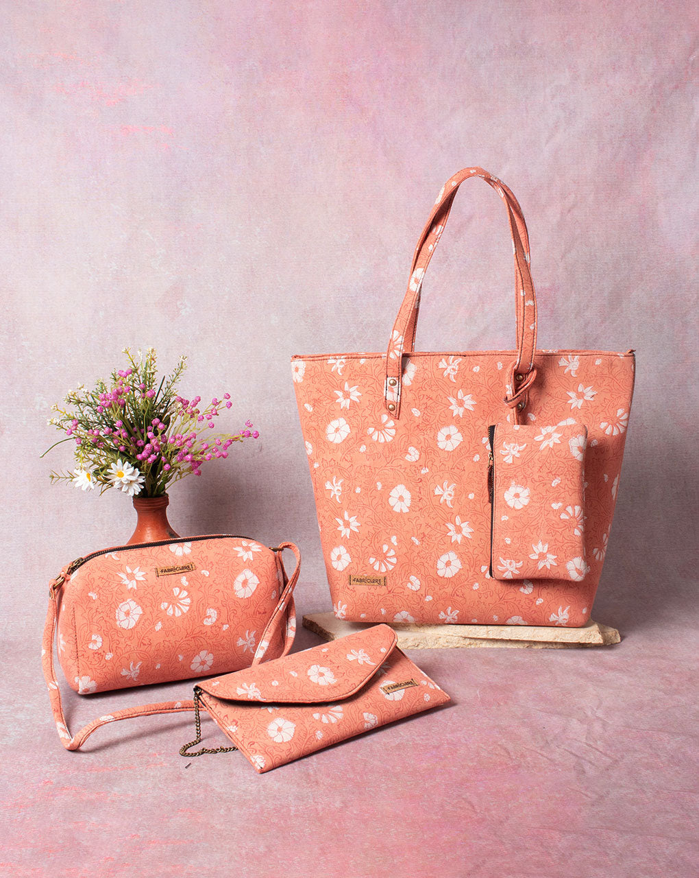 Flowery bags best sale