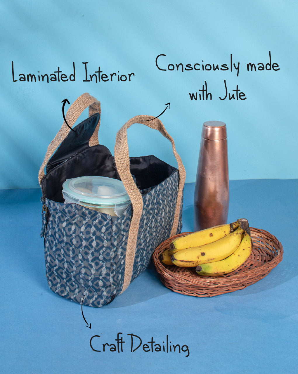 Multi-Utility Akola Lunch Bag - Fabriclore.com