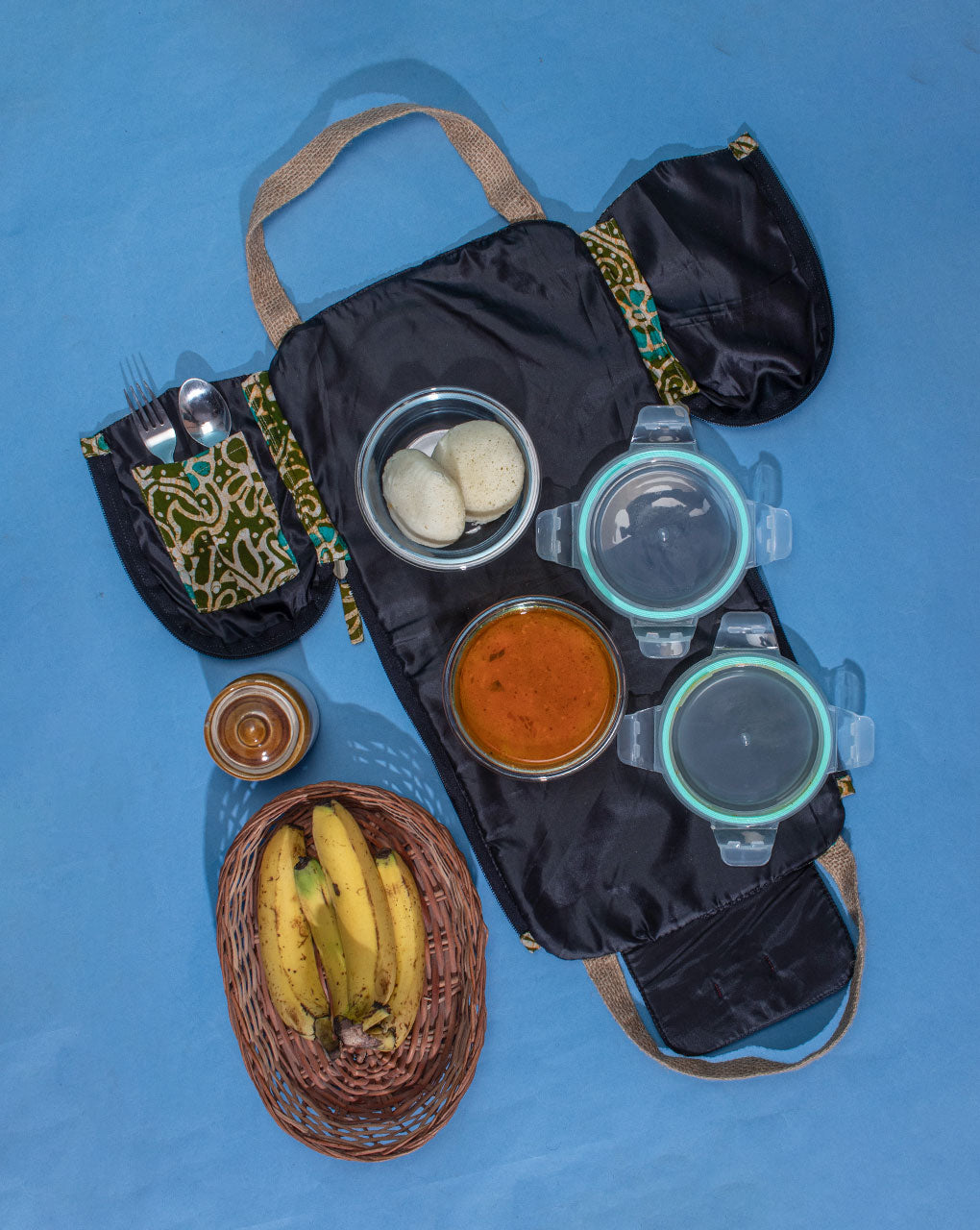 Multi-Utility Batik Lunch Bag - Fabriclore.com
