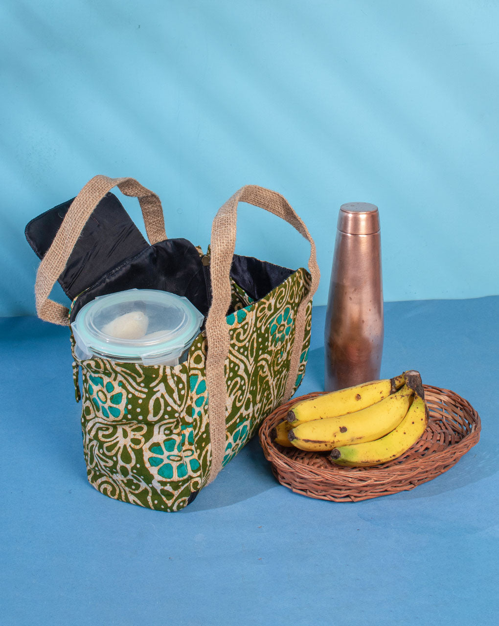 Multi-Utility Batik Lunch Bag - Fabriclore.com