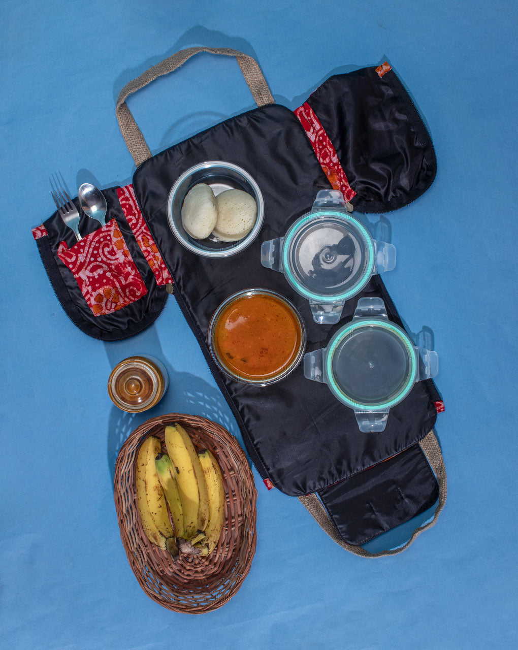 Multi-Utility Batik Lunch Bag - Fabriclore.com