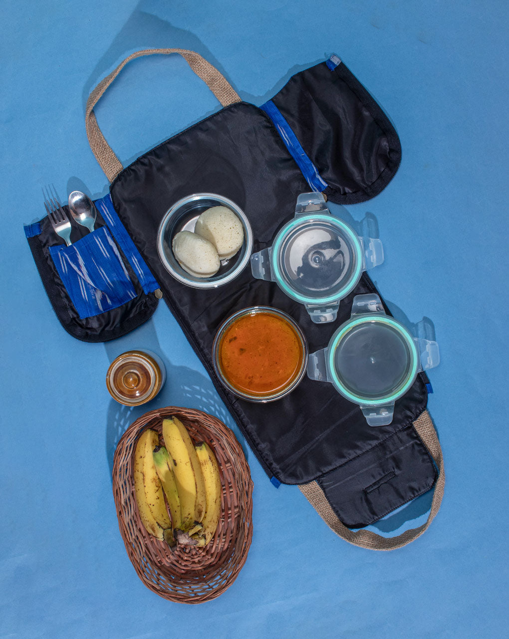 Multi-Utility Ikat Lunch Bag - Fabriclore.com
