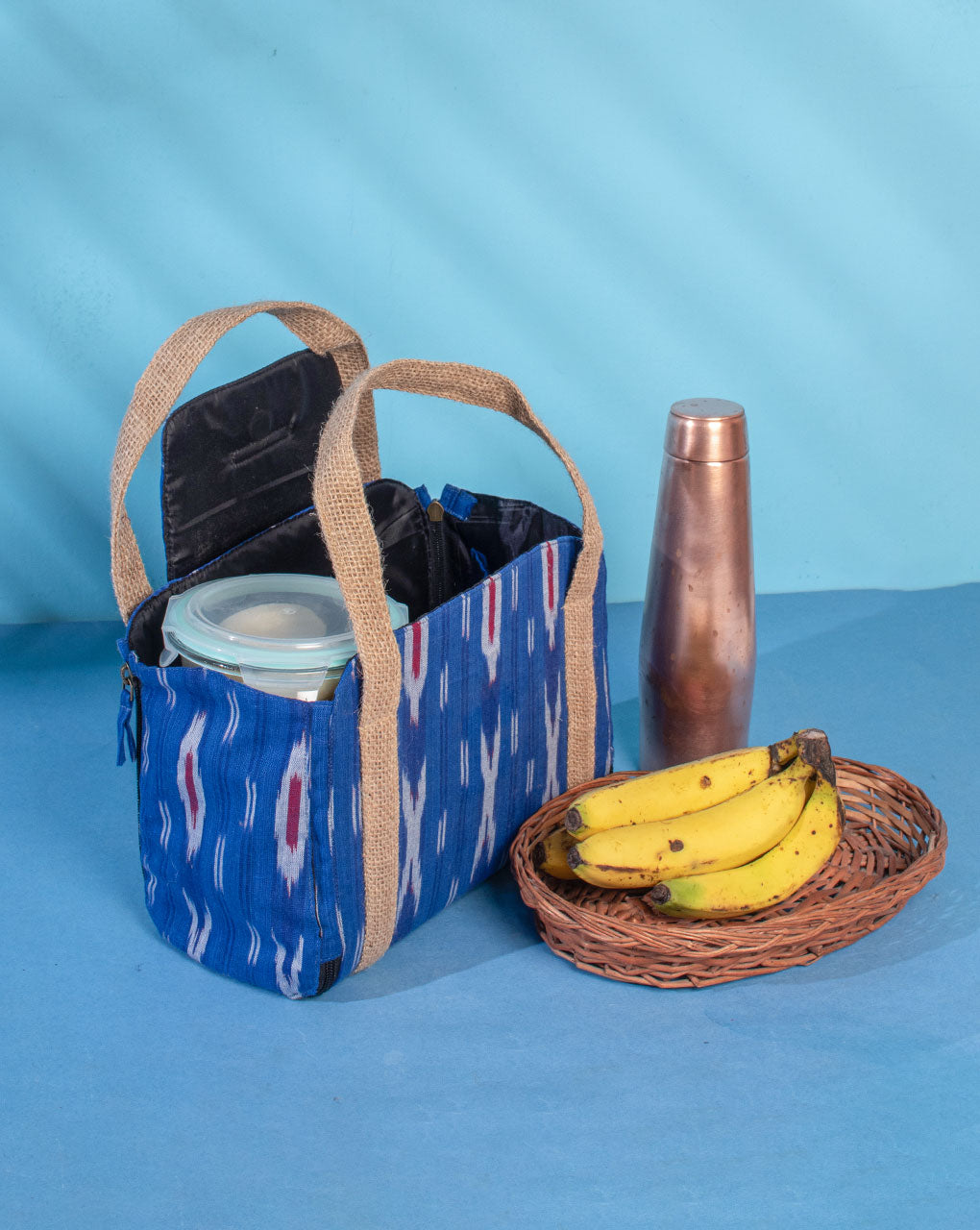 Multi-Utility Ikat Lunch Bag - Fabriclore.com