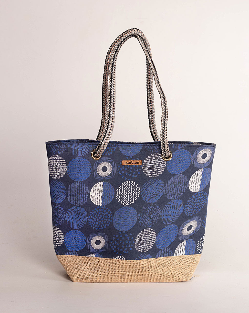 Handcrafted Jute Tote Bag - Fabriclore.com