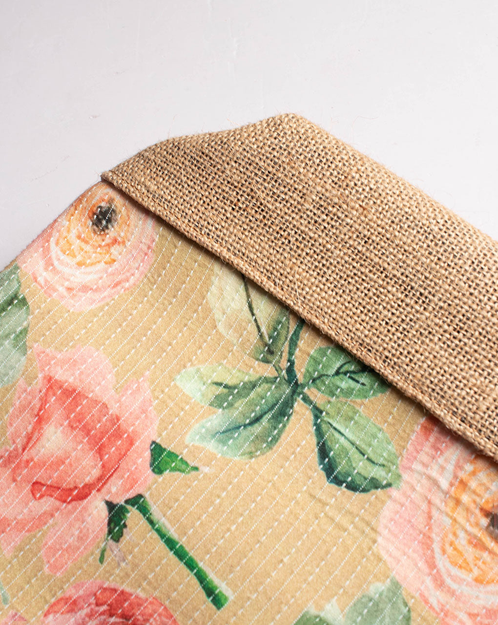 Handcrafted Jute Tote Bag - Fabriclore.com