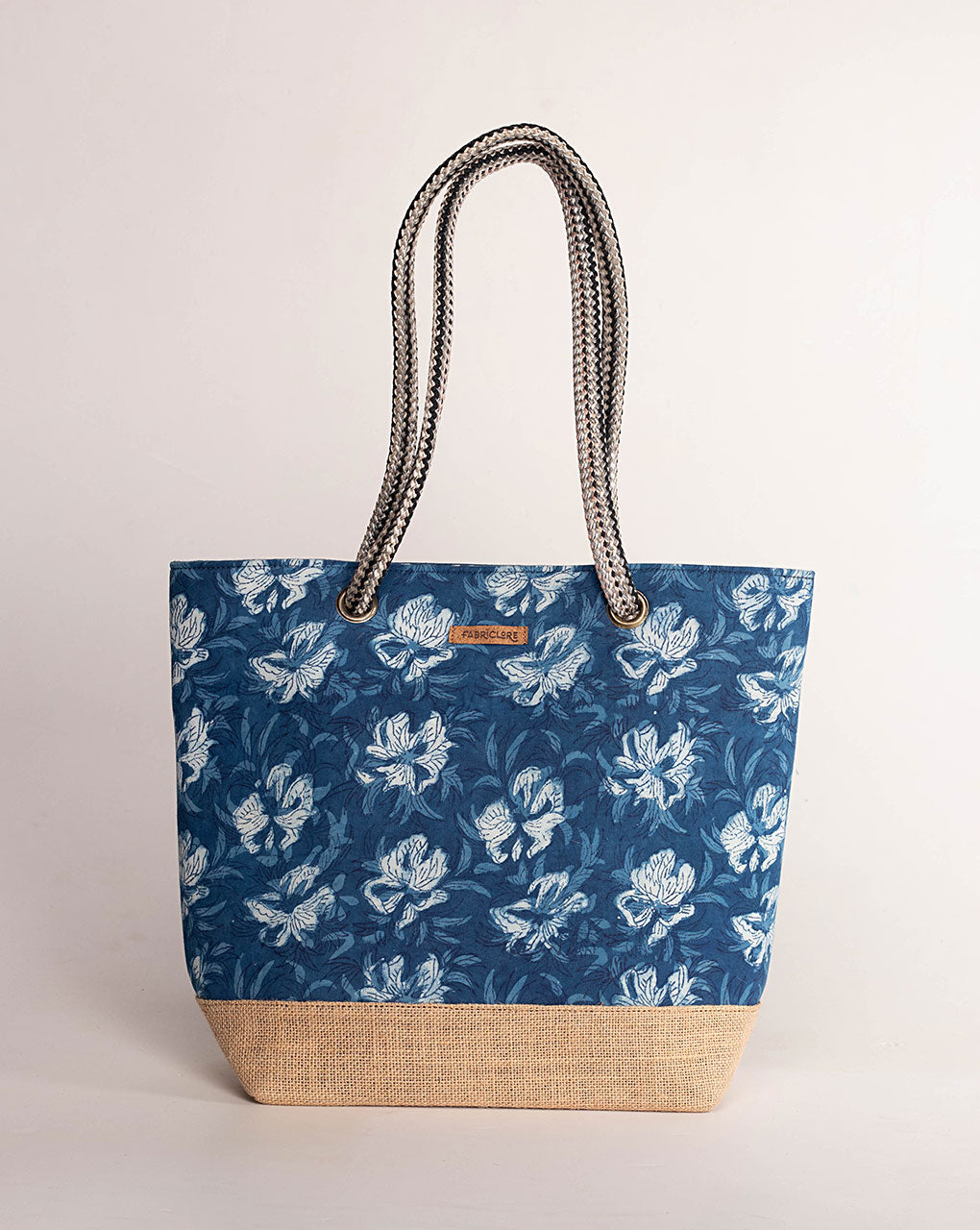 Handcrafted Jute Tote Bag - Fabriclore.com