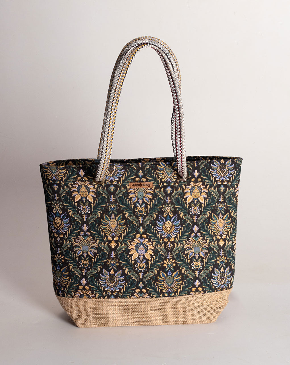 Handcrafted Jute Tote Bag - Fabriclore.com