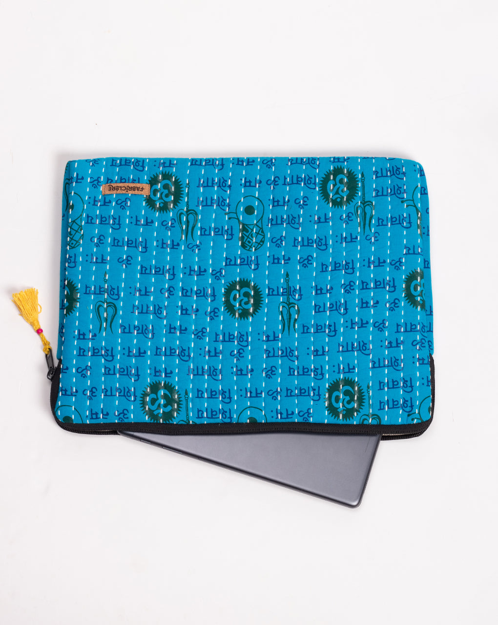 Objects Kantha Quilted Laptop Sleeve - Fabriclore.com