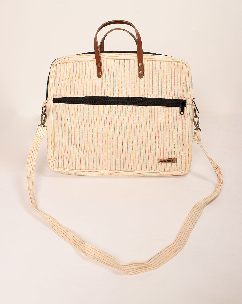 Handcrafted Quilted Laptop Bag - Fabriclore.com