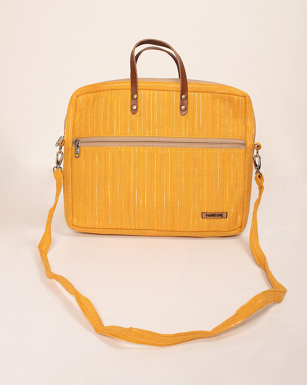 Handcrafted Quilted Laptop Bag - Fabriclore.com