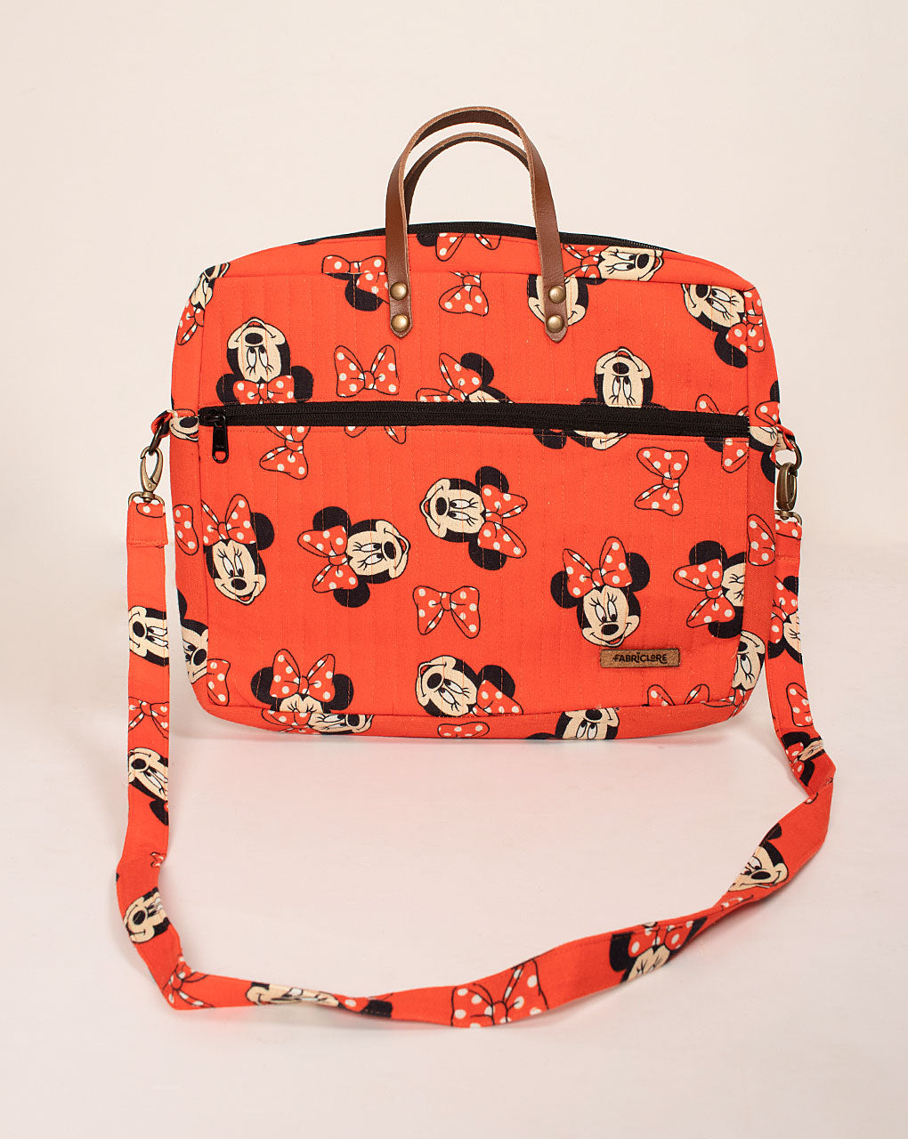 Handcrafted Quilted Laptop Bag - Fabriclore.com