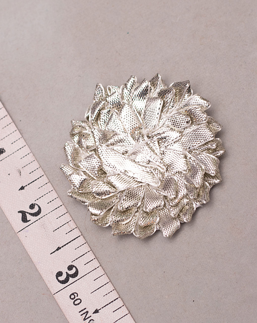 Floral Gota Handmade Patch ( 1Pc. ) - Fabriclore.com