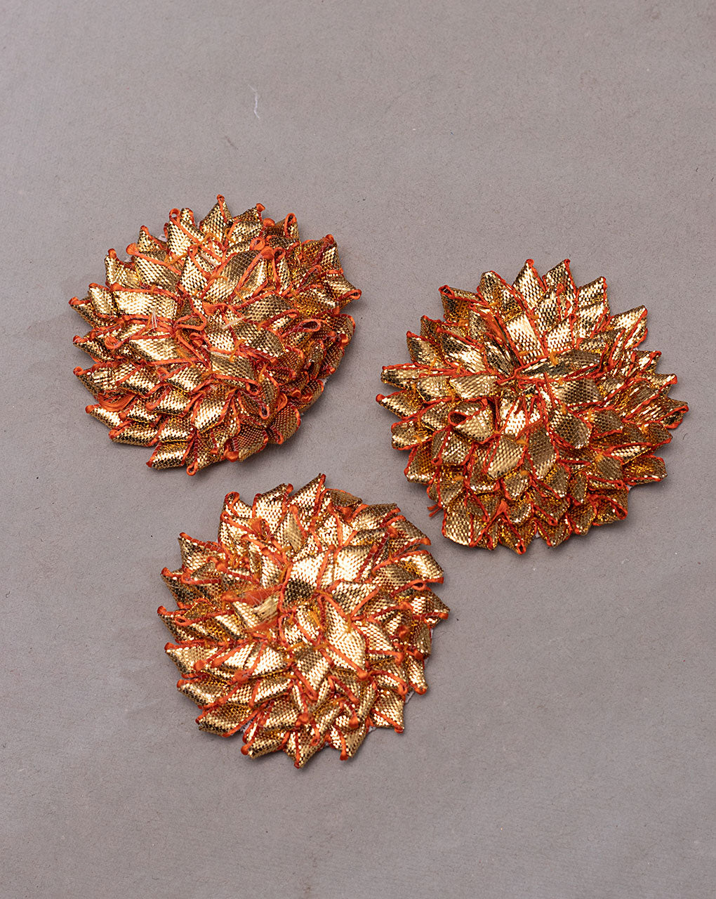 Floral Gota Handmade Patch ( 1Pc. ) - Fabriclore.com