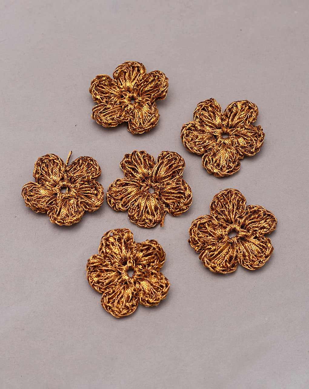 Floral Gota Handmade Patch ( 1Pc. ) - Fabriclore.com