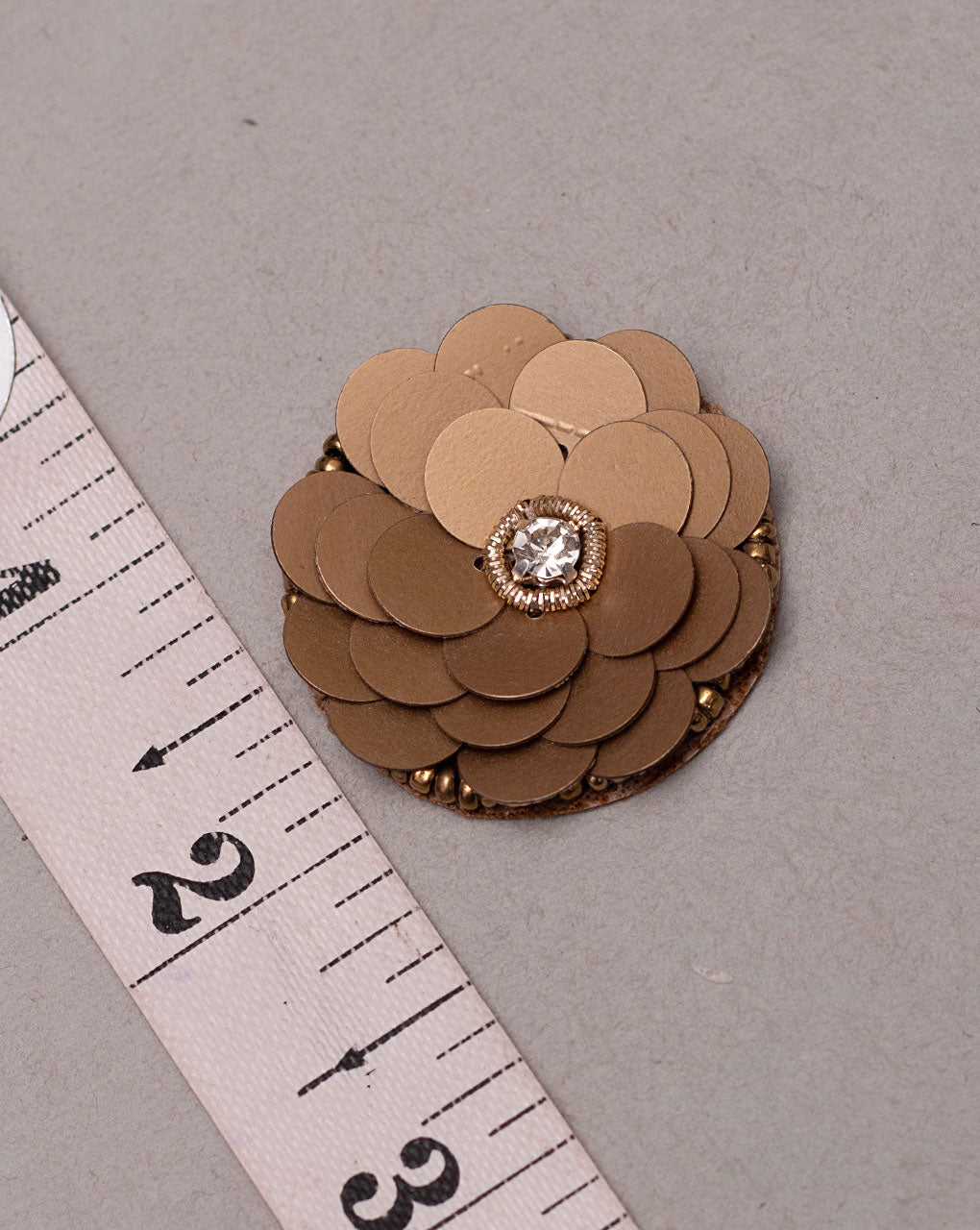 Sequins Handmade Floral Patch ( 1Pc. ) - Fabriclore.com