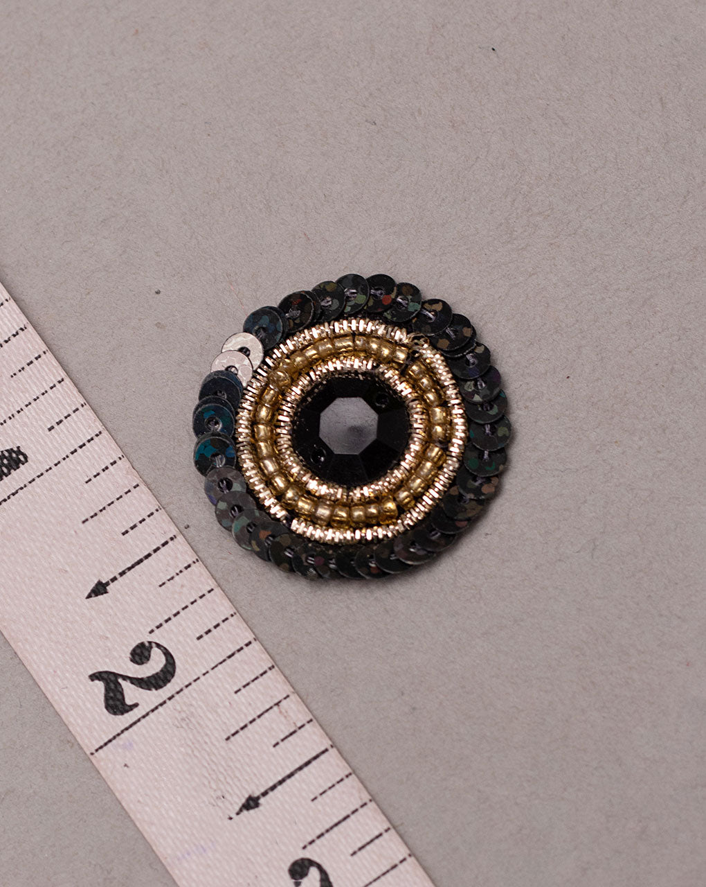Sequins Handmade Floral Patch ( 1Pc. ) - Fabriclore.com