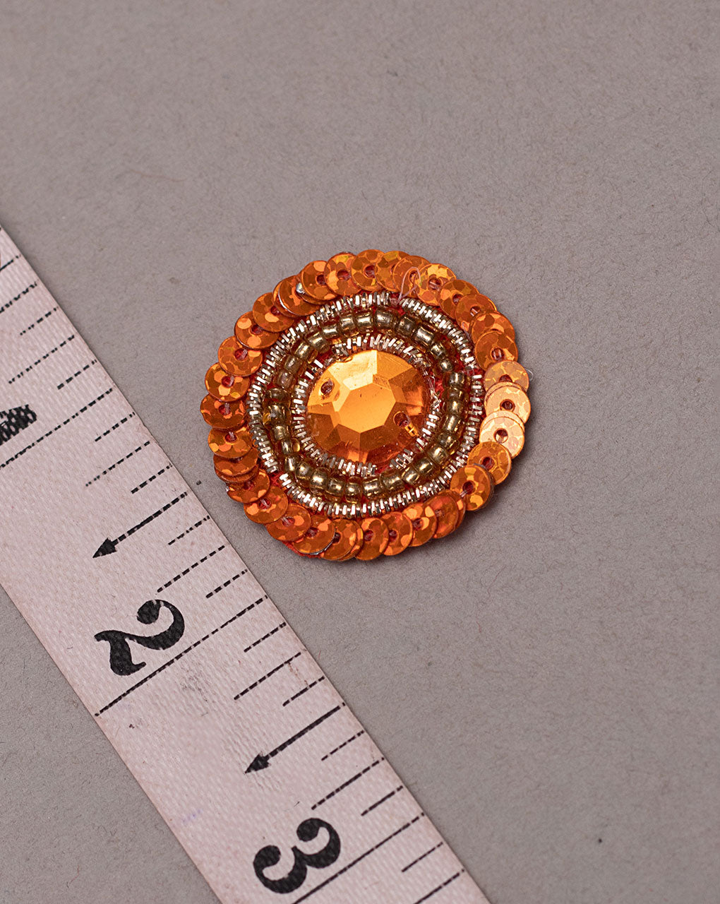 Sequins Handmade Floral Patch ( 1Pc. ) - Fabriclore.com