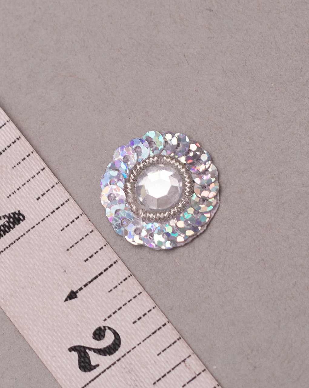 Sequins Handmade Floral Patch ( 1Pc. ) - Fabriclore.com