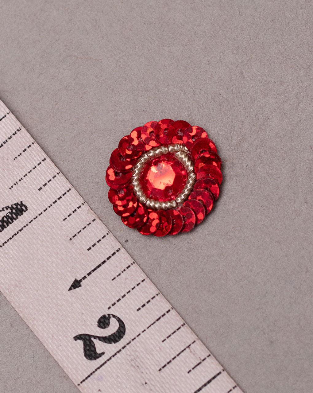 Sequins Handmade Floral Patch ( 1Pc. ) - Fabriclore.com