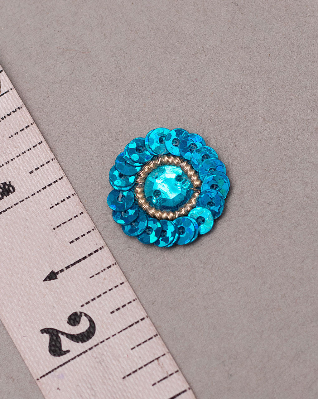Sequins Handmade Floral Patch ( 1Pc. ) - Fabriclore.com