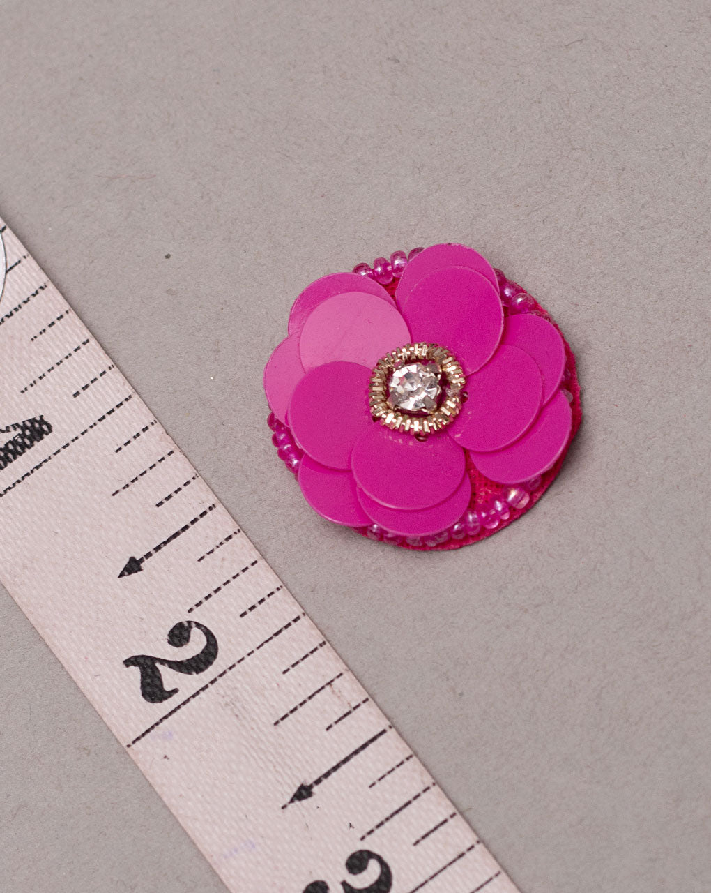 Sequins Handmade Floral Patch ( 1Pc. ) - Fabriclore.com