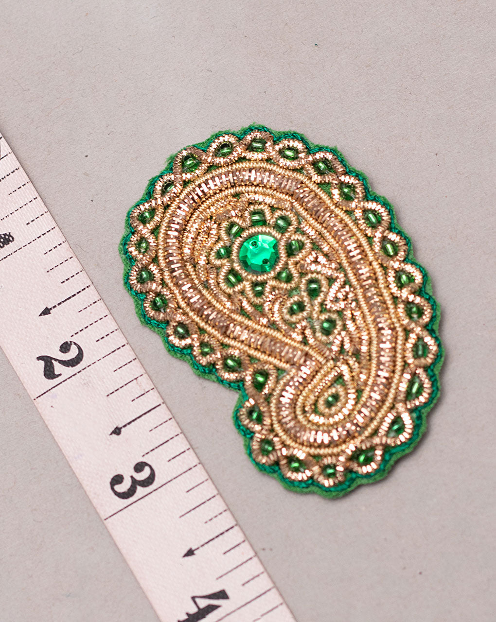 Paisley Salma Hand Embroidered Patch ( 1Pc. ) - Fabriclore.com