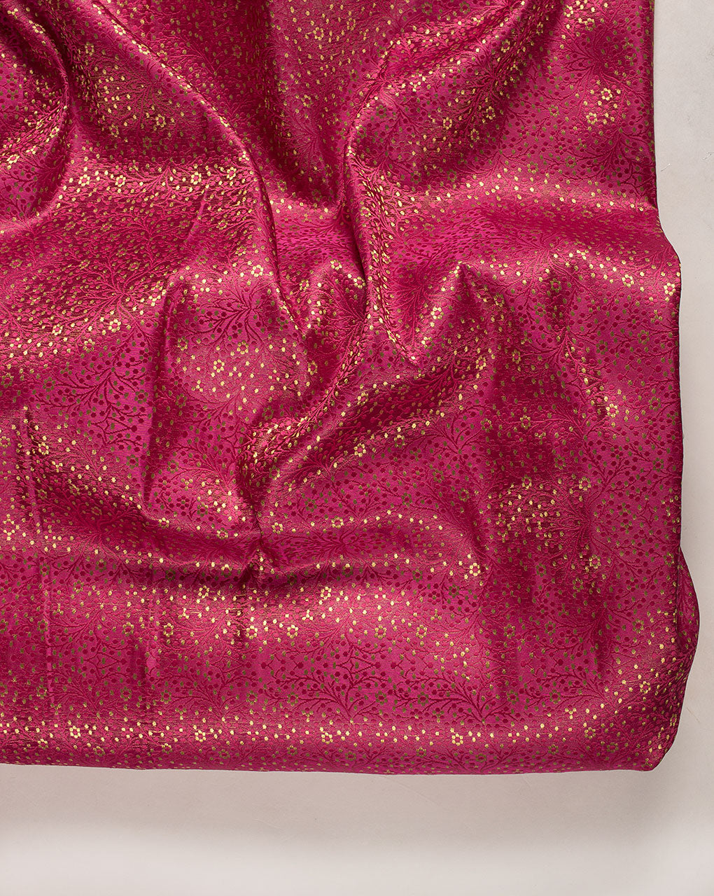 Jacquard Banarasi Brocade Silk Fabric