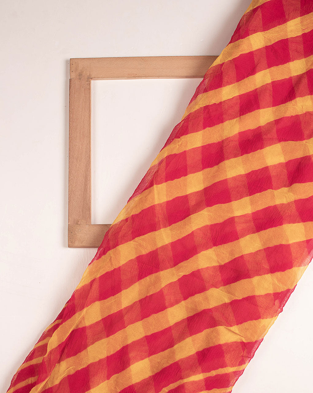 Leheriya Tie & Dye Viscose Chiffon Fabric - Fabriclore.com