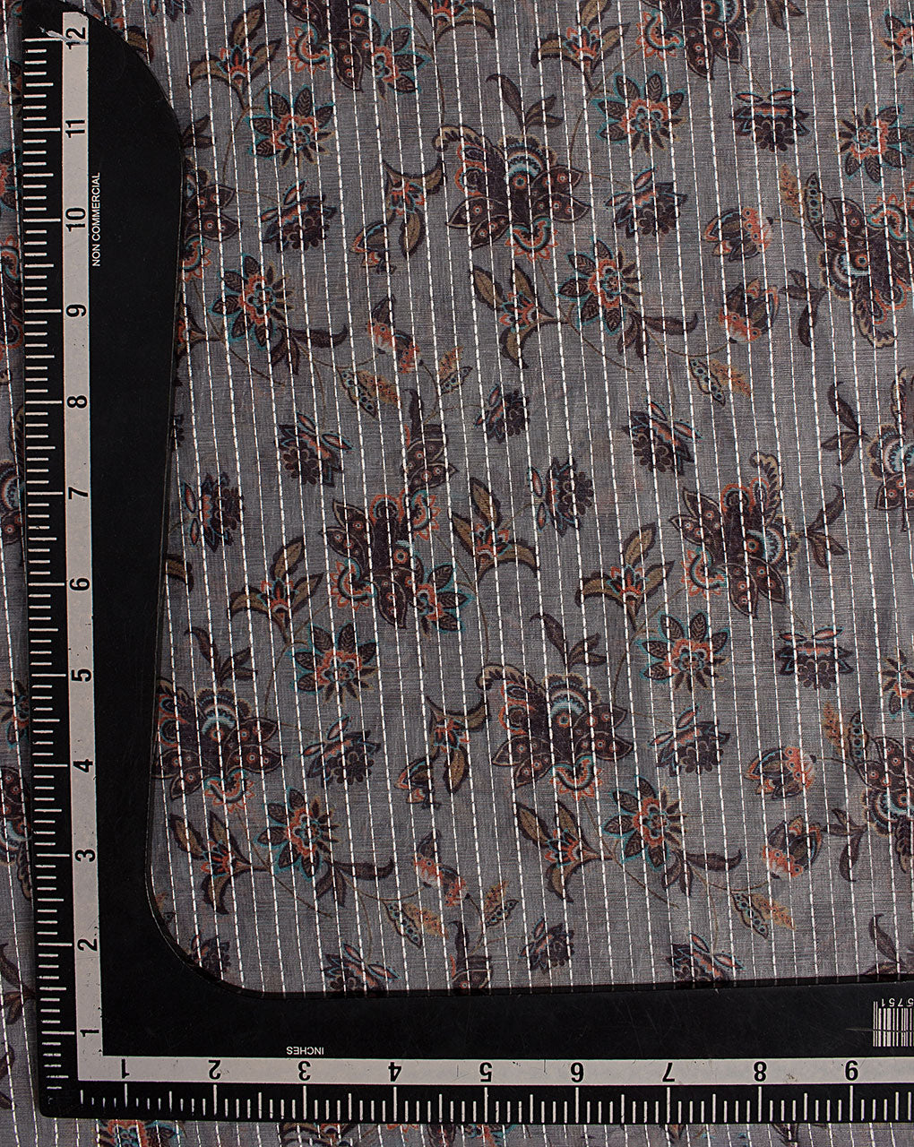 Digital Print Kantha Chanderi Fabric