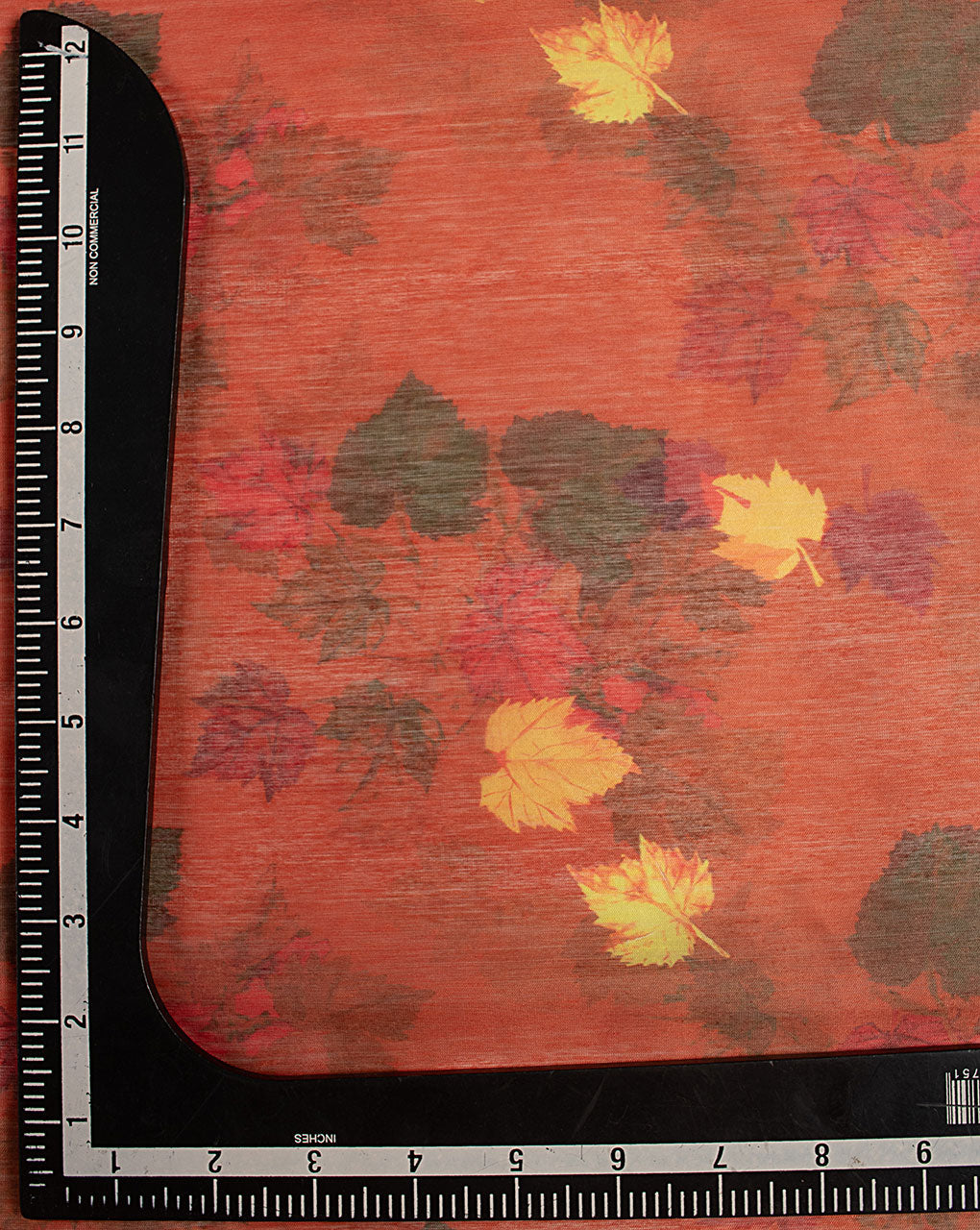 ( Pre Cut 80 CM ) Digital Print Poly Chanderi Fabric