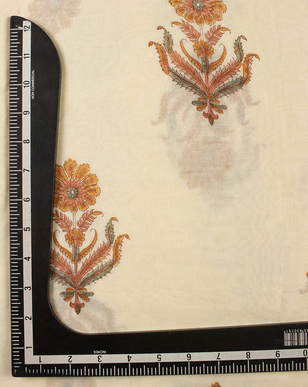 Hand Block Mercerized Chanderi Fabric - Fabriclore.com