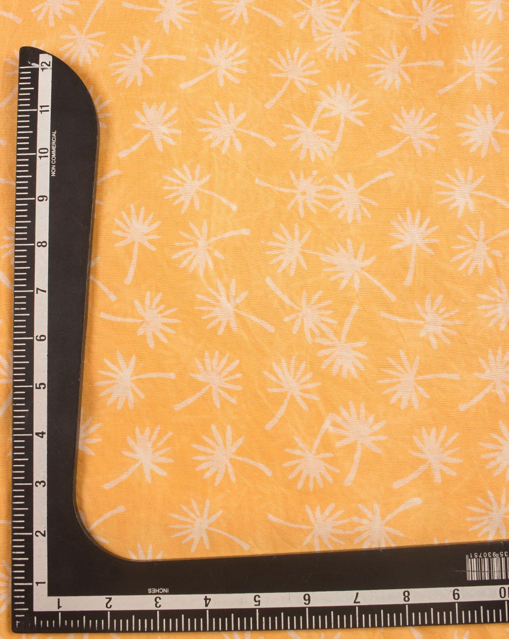 Discharge Hand Block Mercerized Chanderi Fabric - Fabriclore.com