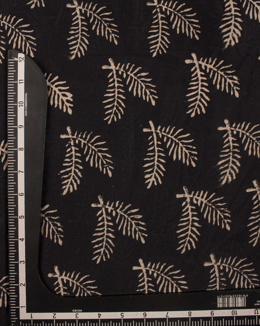 Discharge Hand Block Mercerized Chanderi Fabric - Fabriclore.com