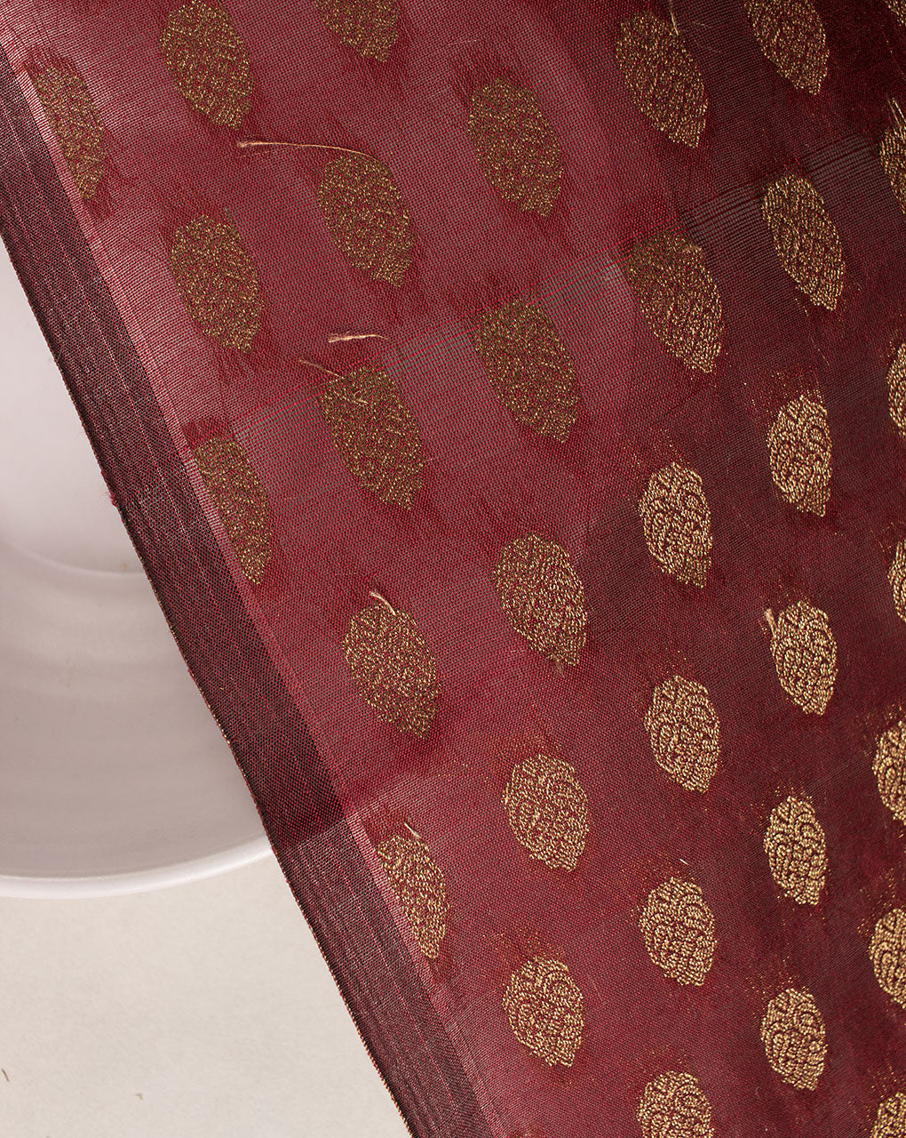 Zari Work Jacquard Chanderi Fabric