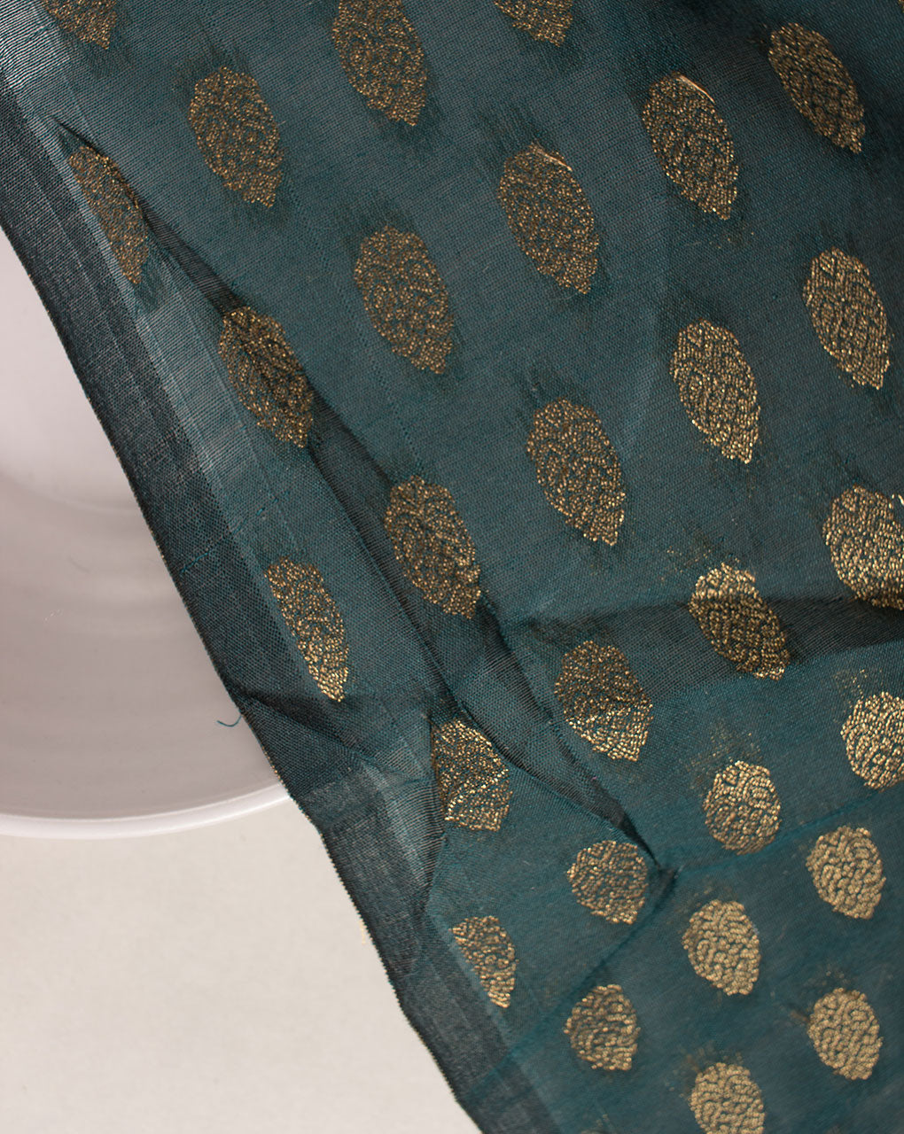 Zari Work Jacquard Chanderi Fabric