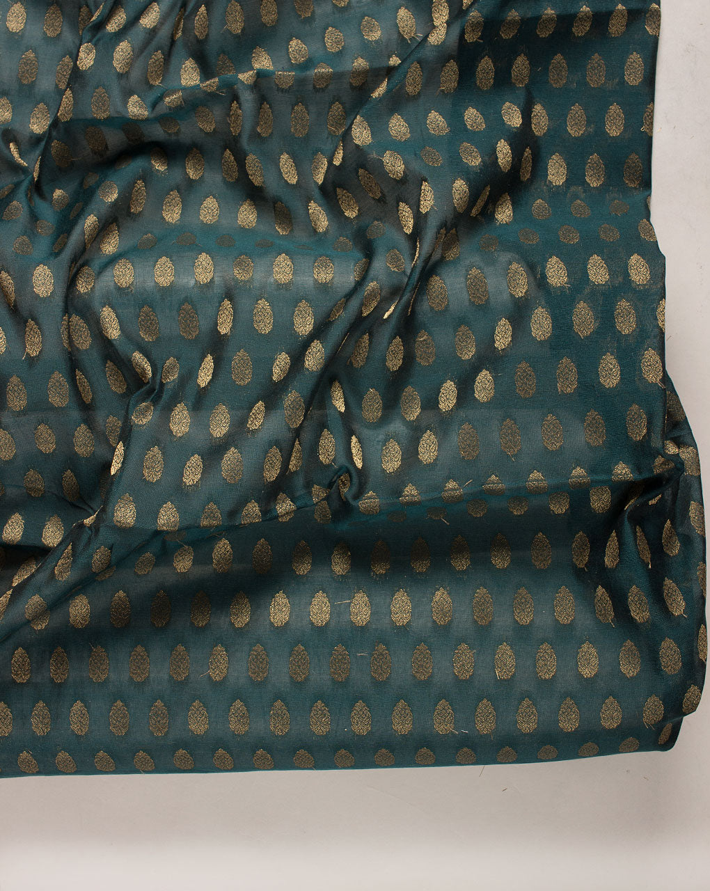 Zari Work Jacquard Chanderi Fabric