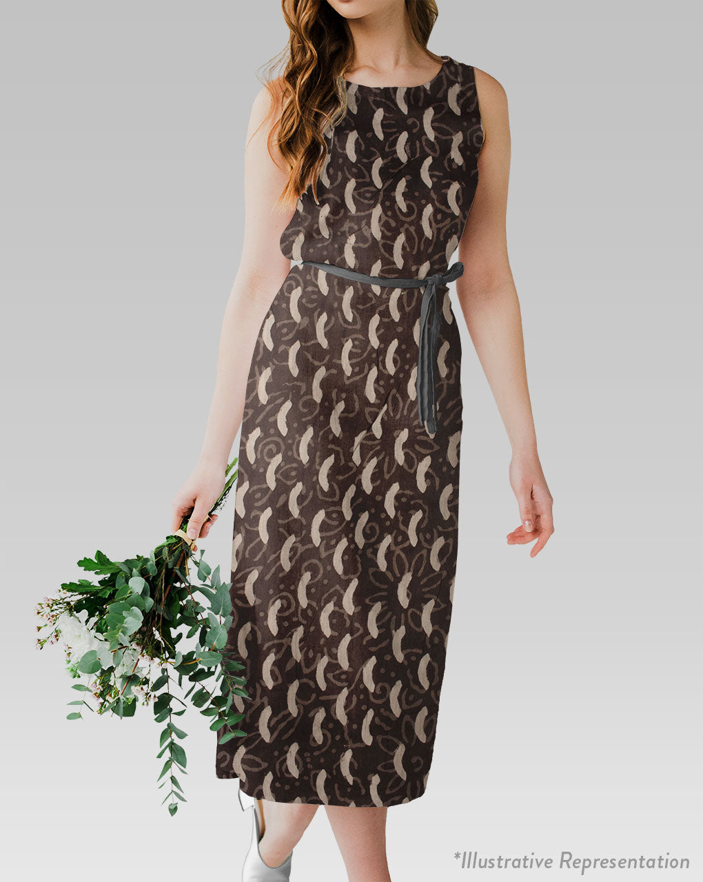 Kashish Hand Block Mercerized Chanderi Fabric - Fabriclore.com