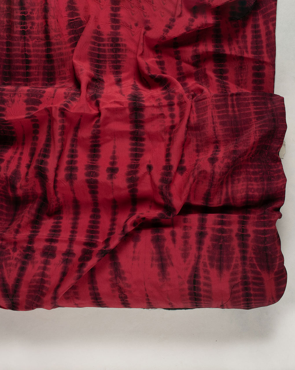 ( Pre Cut 60 CM ) Hand Block Moss Crepe Fabric