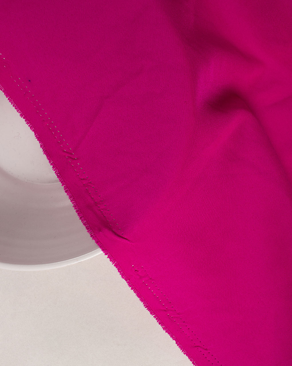 Fuchsia Plain Crepe Fabric