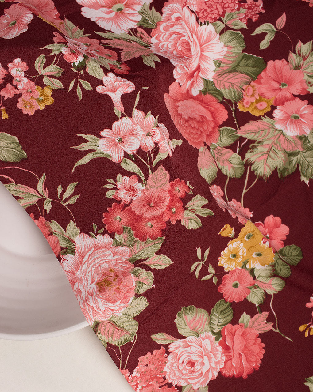 Screen Print Crepe Fabric